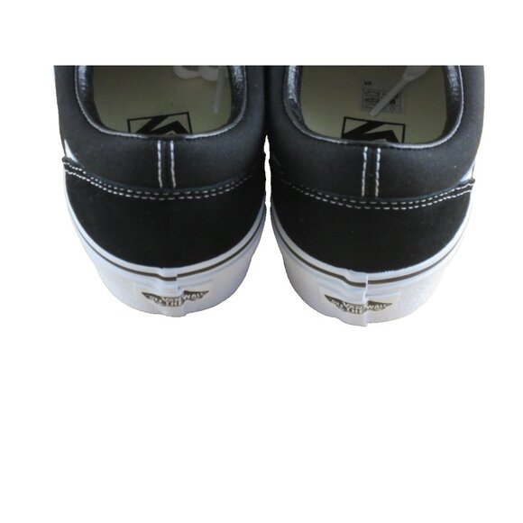 Vans Women's Old Skool Platform Black White Canvas Suede Shoes Size 9.5 NIB - Picture 5 of 7